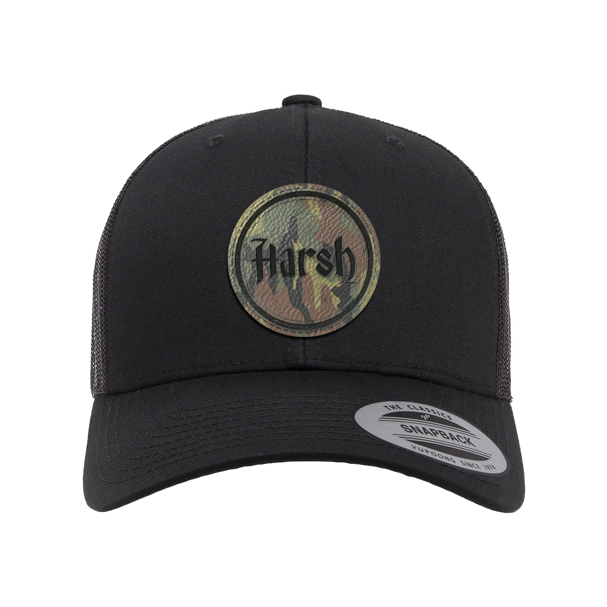 Harsh Round Camo YP Classics Trucker Cap