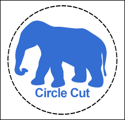 Circle Cut Stickers