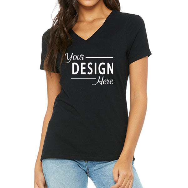 Bella + Canvas Relaxed V-Neck S-2XL $14.77 each for 24